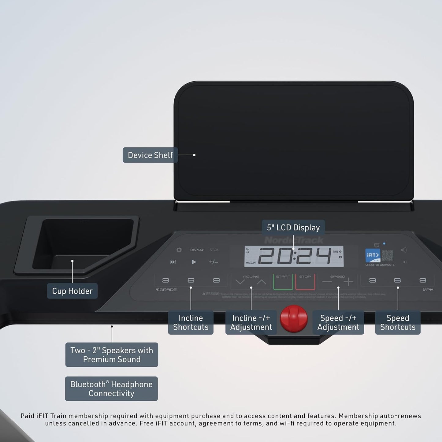 Cintas de correr NordicTrack serie T: T5, T6.5s, T7, T10, T16
