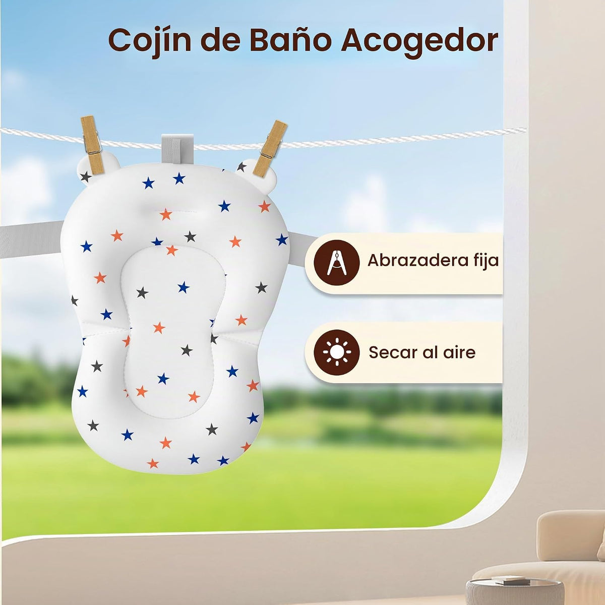 Kerbwry Bañera para bebé, bañera plegable para recién nacidos a niñ...