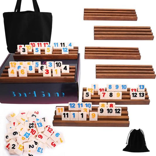 Wahartoly Rummy Cube - Juego original de cubo Rummy para 6 a 8 juga...