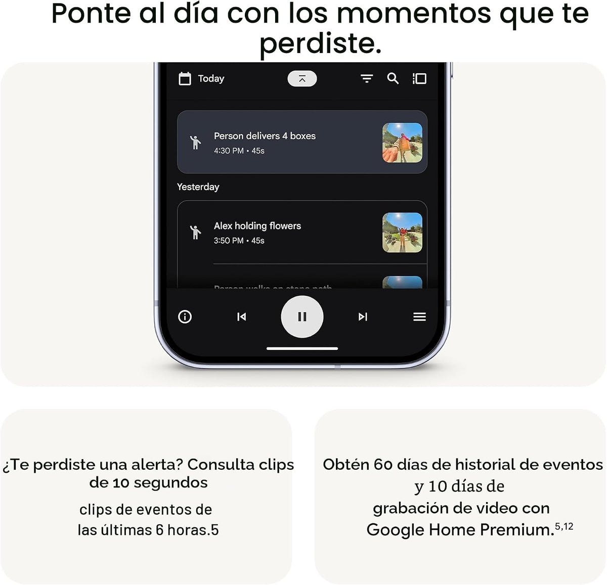 Google Timbre Nest (cableado, 3ª generación) - Video 2K, vista en v...