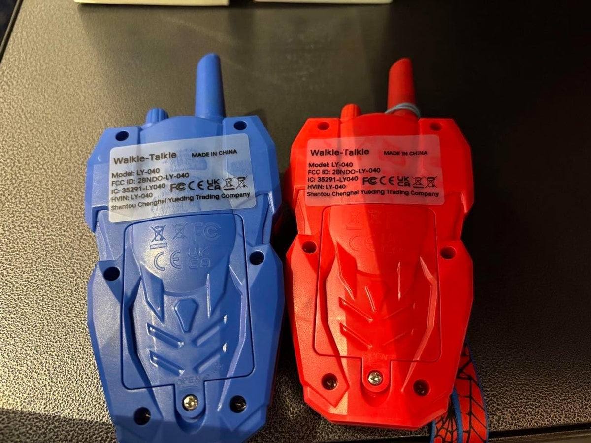 Walkie Talkies para niños, juguetes de araña, paquete de 2 juguetes...
