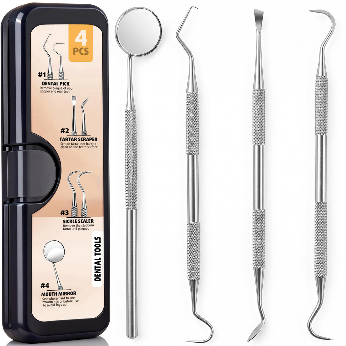 Azosowo Herramientas dentales, Dental Pick Scraper Higiene Dientes...