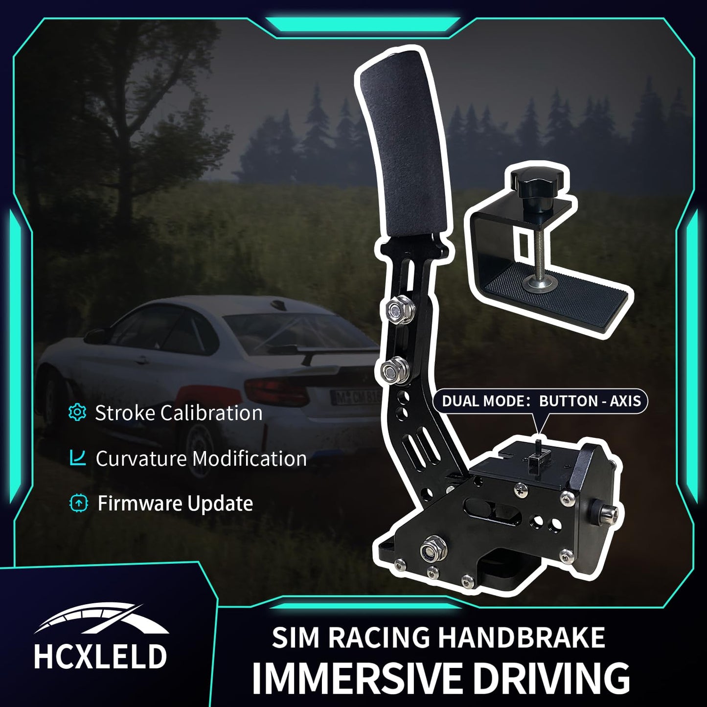 HCXLELD Freno de mano Sim Racing, volante de carreras G29 G923 T300...