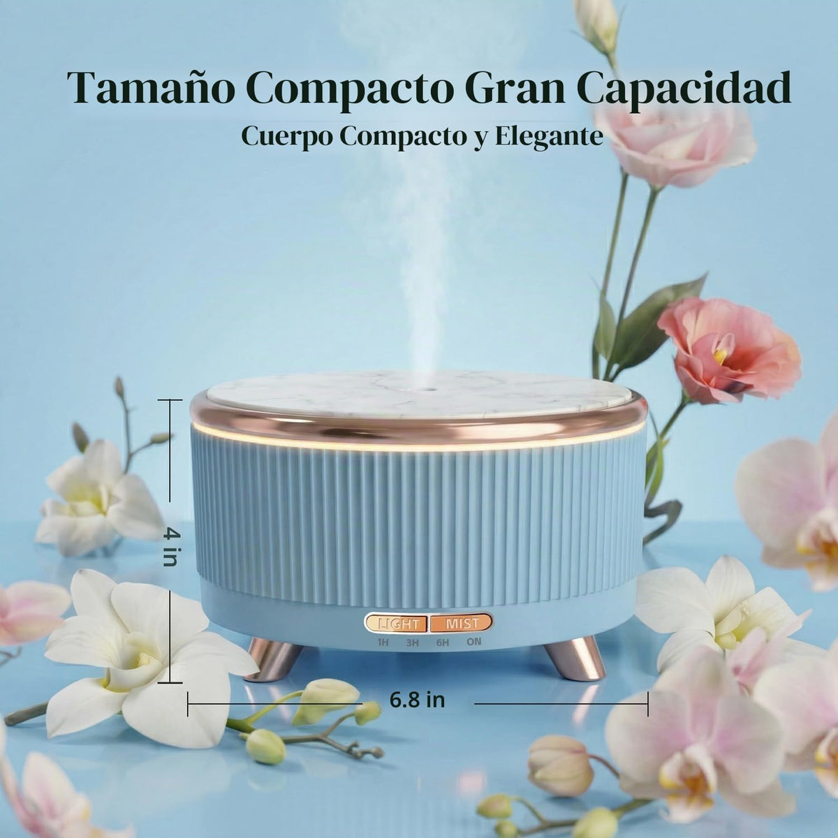 YOUENKITY Difusor del aceite esencial de 16.9 fl oz, humidificador...