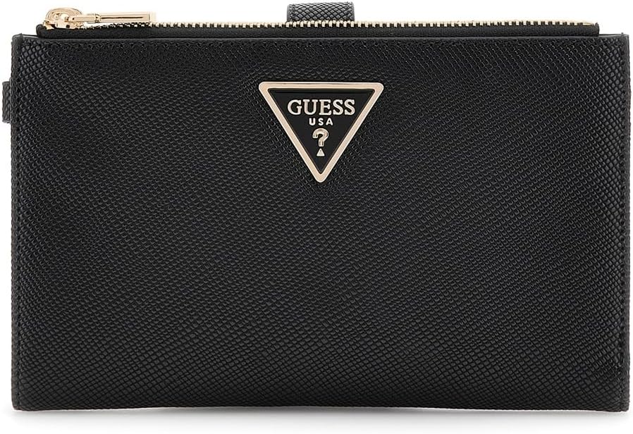 GUESS Cartera organizadora Laurel II con doble cremallera para muje...