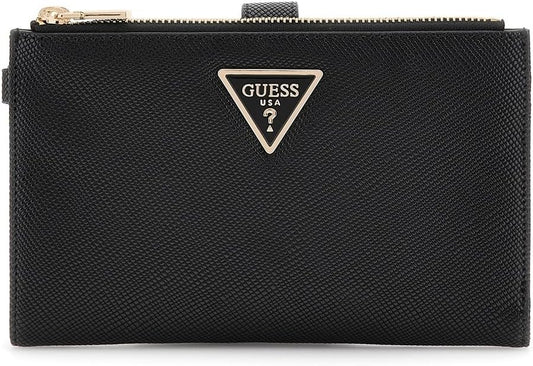 GUESS Cartera organizadora Laurel II con doble cremallera para muje...