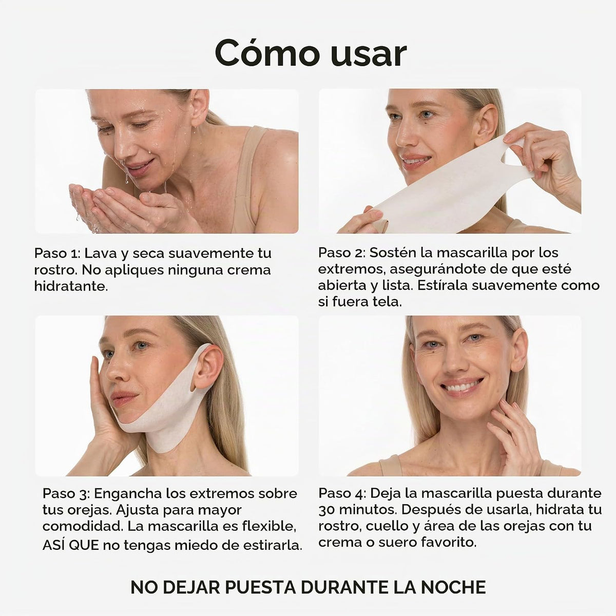 Máscara de elevación V Line de MAREE con ácido hialurónico \u2013 M...