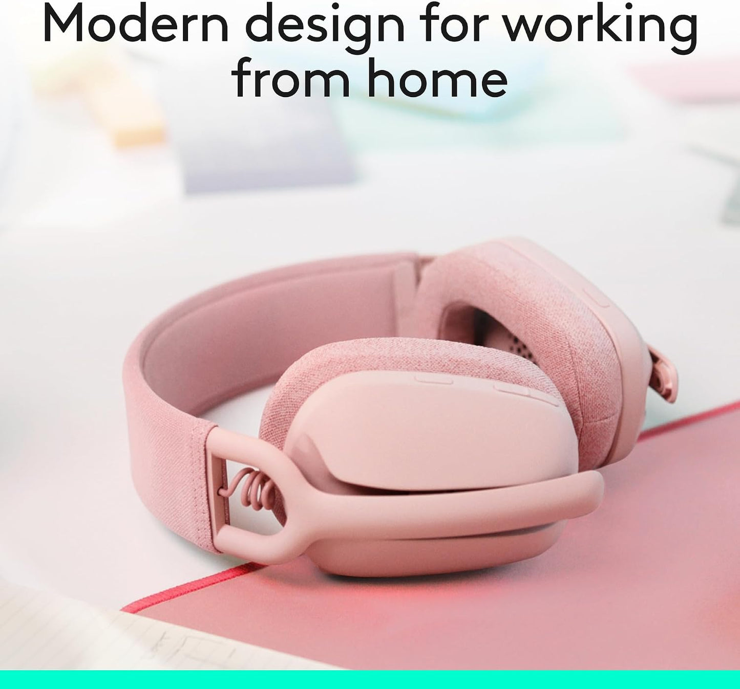 Logitech Zone Vibe 100 Auriculares inalámbricos ligeros sobre la or...