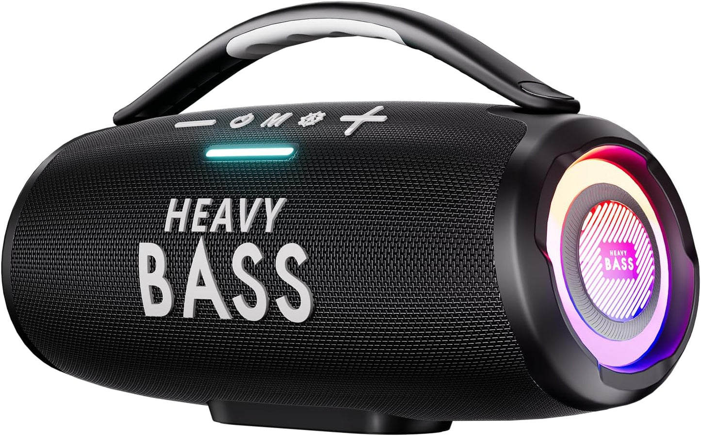 Altavoz Bluetooth portátil con luces LED | IPX7 impermeable, sonido...