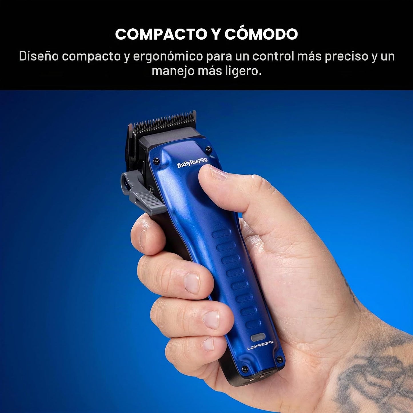 BaBylissPRO Cortapelos compacto LO-PROFX de alto rendimiento para c...