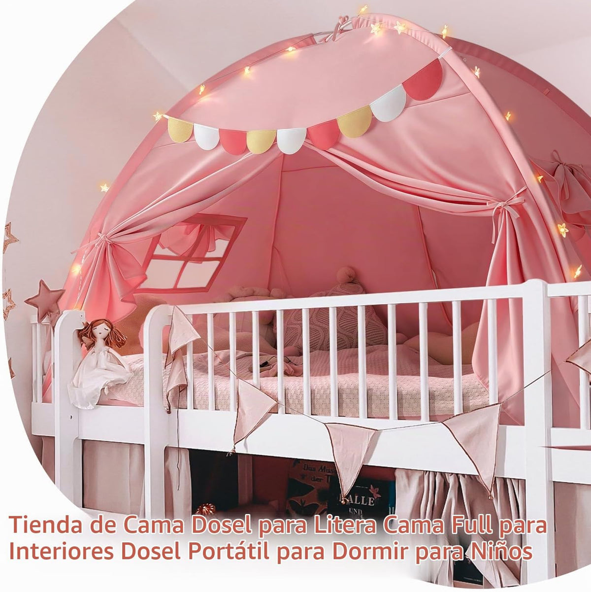Razee Toldo de cama tamaño completo para niños, tienda de campaña p...