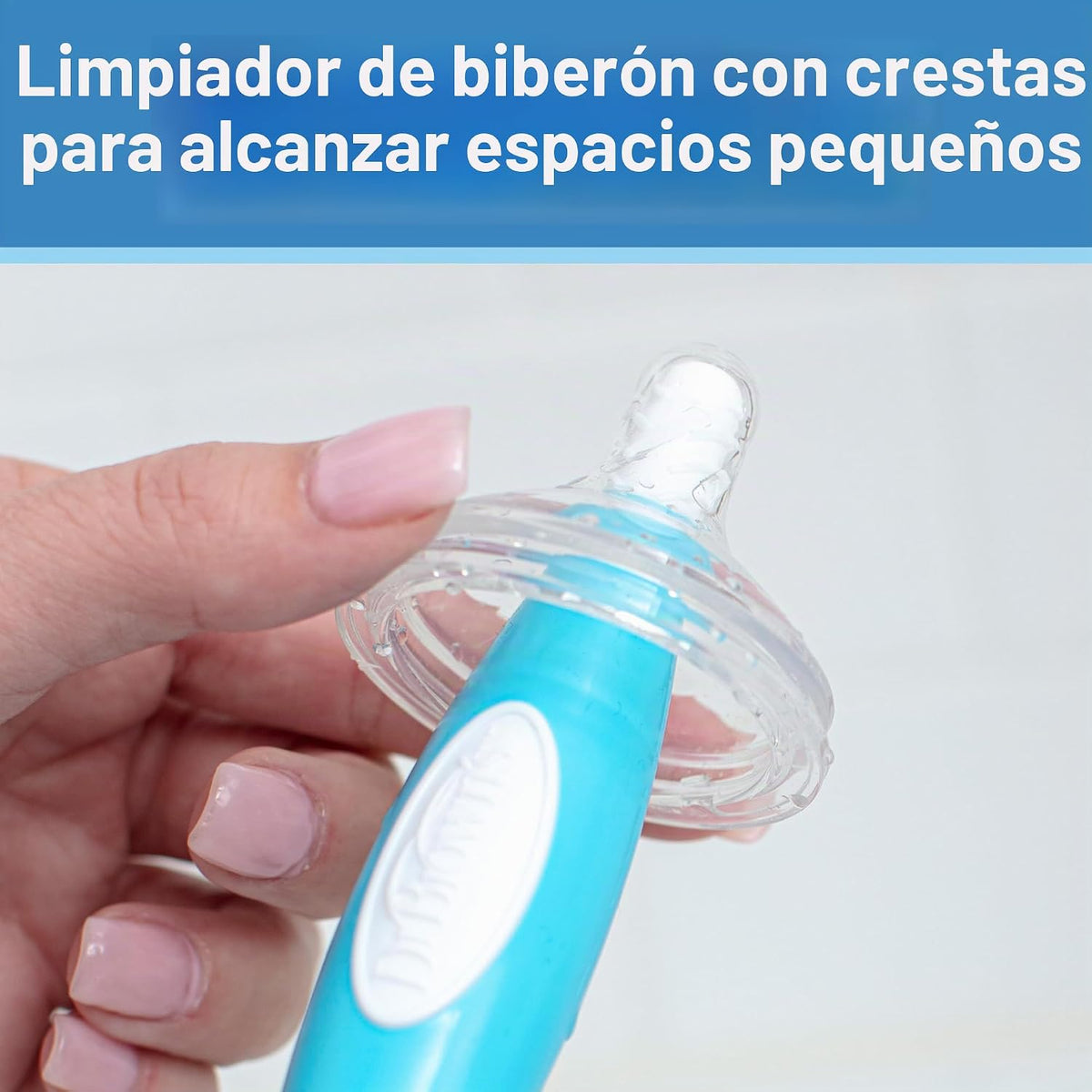 Dr. Brown's Soft Touch Cepillo de Limpieza para Biberones Sin A...