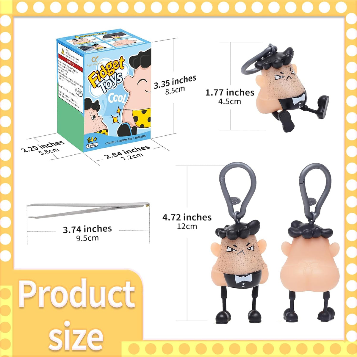 Master Fun Juguetes Fidget para Tirar del Cabello, Juguetes Anti-An...