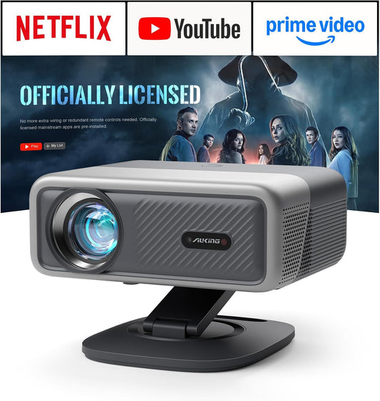[Ahora con Netflix] Proyector 4K con WiFi y Bluetooth, proyector in...