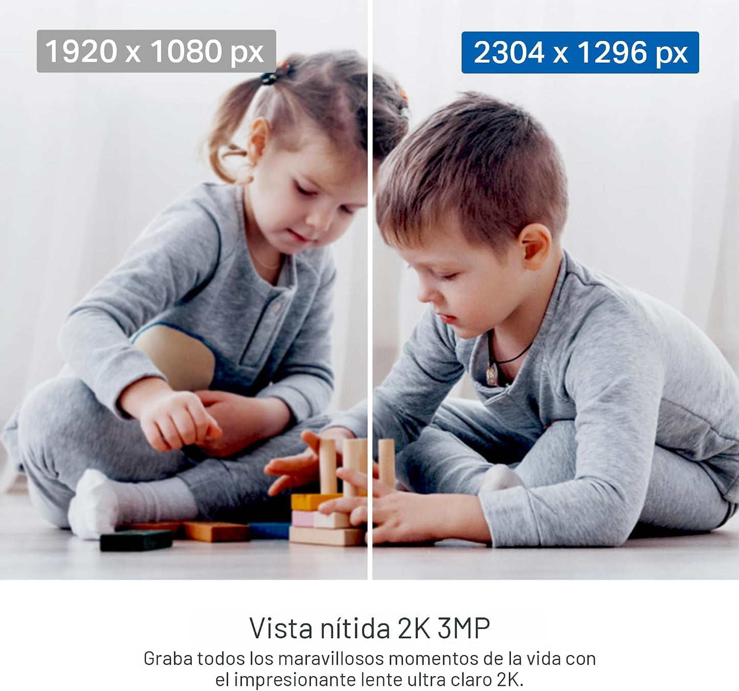 Tapo TP-Link - Cámara de seguridad interior Pan\/Tilt de 2K para mo...