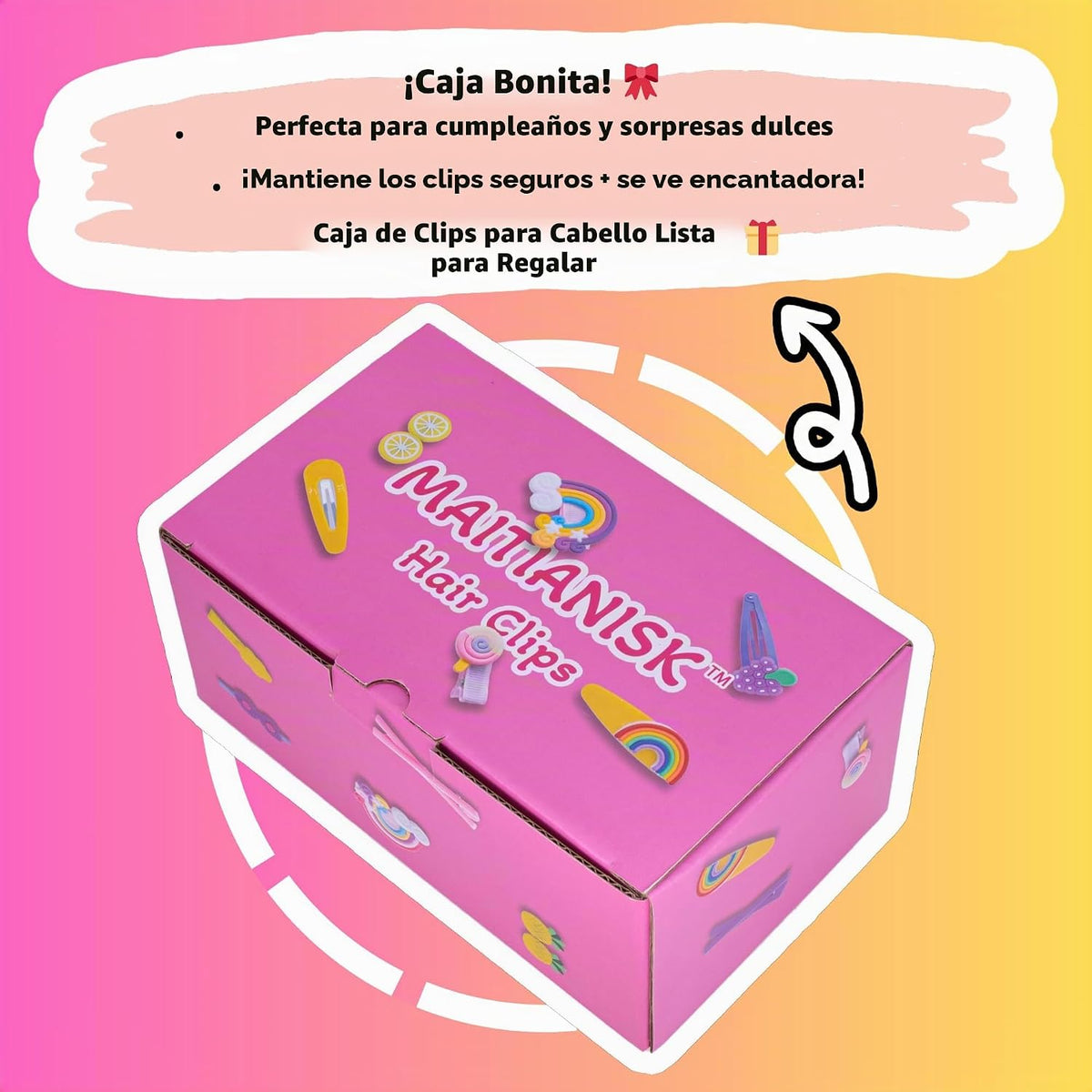 MAITIANISK 84 piezas de accesorios para el cabello para niñas peque...
