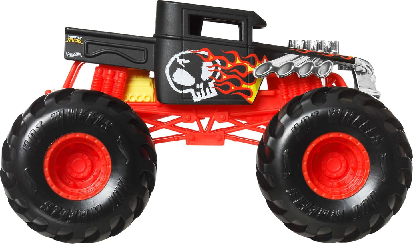 Hot Wheels Monster Trucks, camión monstruo de gran tamaño, camión d...