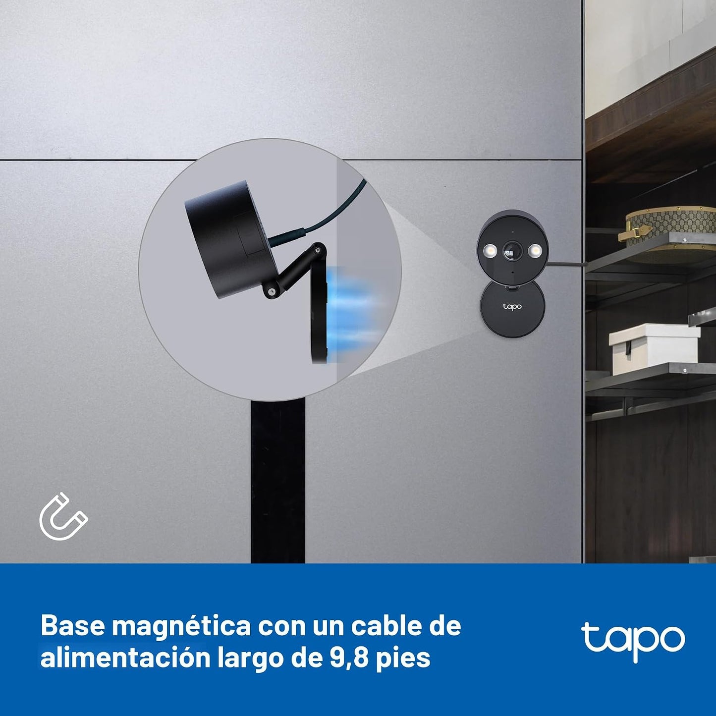 Tapo by TP-Link - Cámara de seguridad 2K QHD para interior\/exterio...