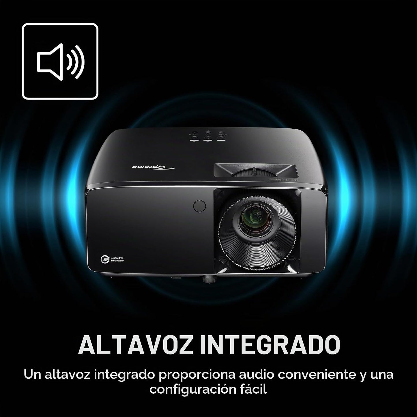 Optoma HZ41 4600-Lumen Full HD Laser DLP Home Theater y Gaming Proy...