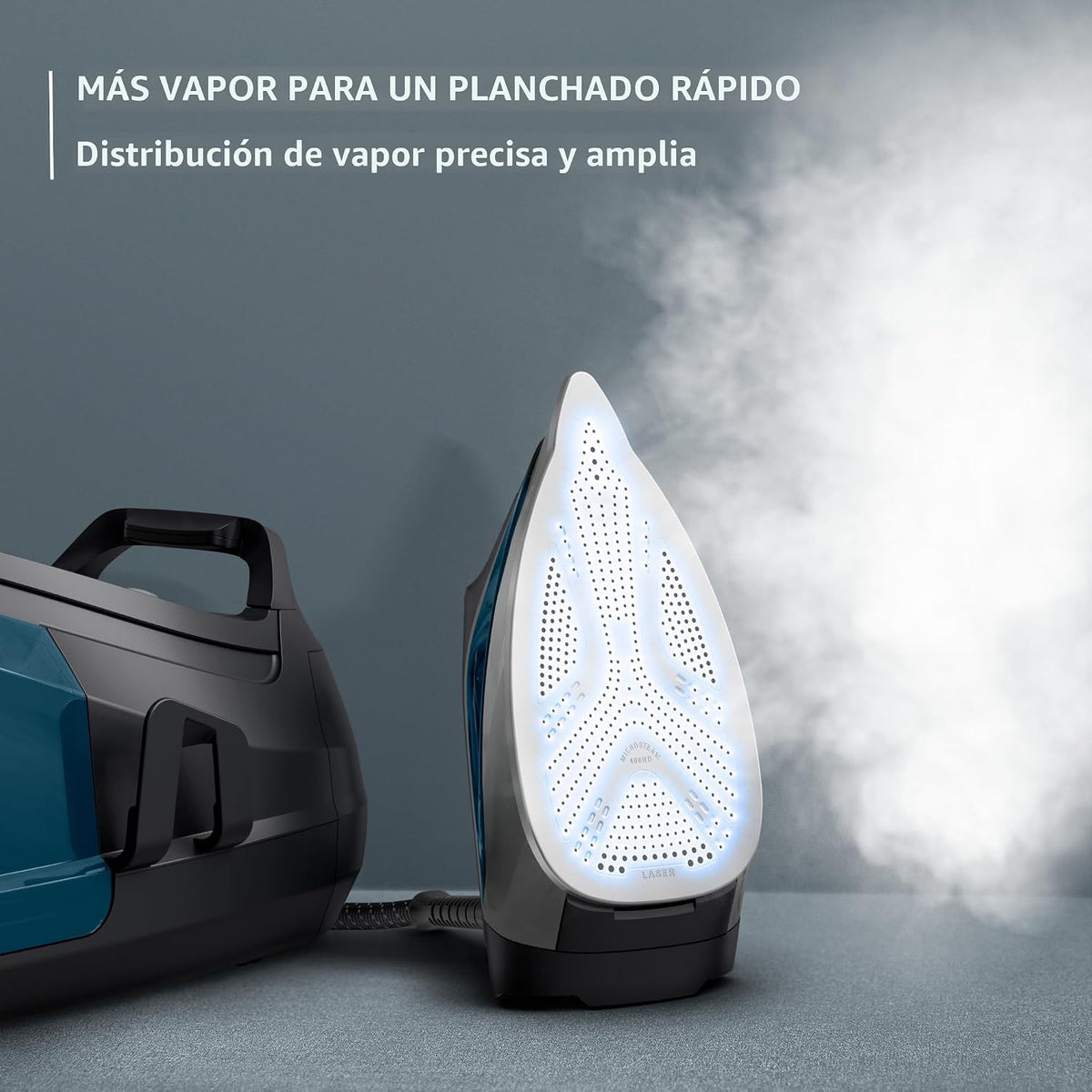 Rowenta Estación de Vapor, Suela de Acero Inoxidable, Plancha Profe...
