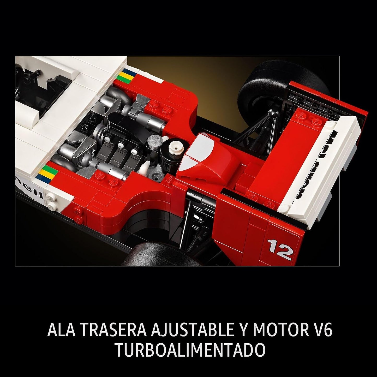 LEGO Icons McLaren MP4\/4 &amp; Ayrton Senna Kit de Modelo de Coche...