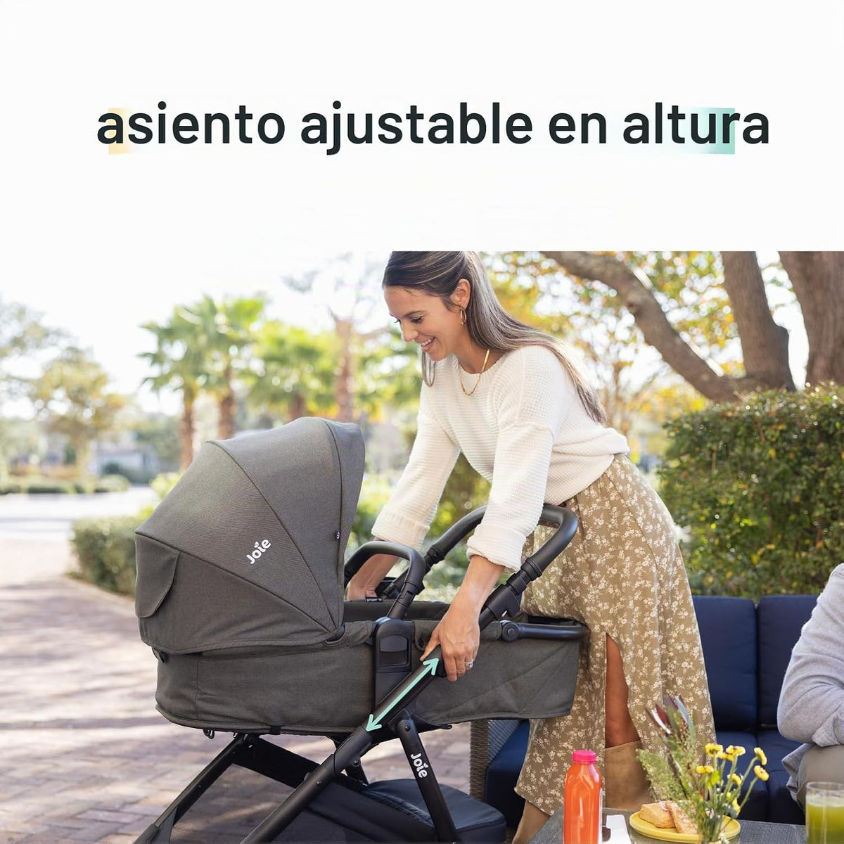 Joie Baby Ginger - Cochecito convertible 4 en 1, ruedas todo terren...