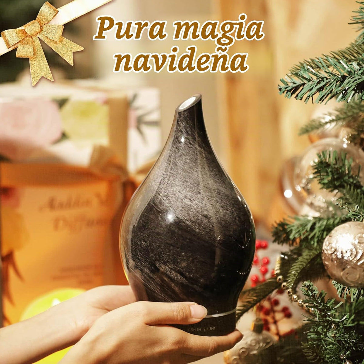 Porseme Difusor de Aceite Esencial de 150ml, Difusor de Aroma de Vi...