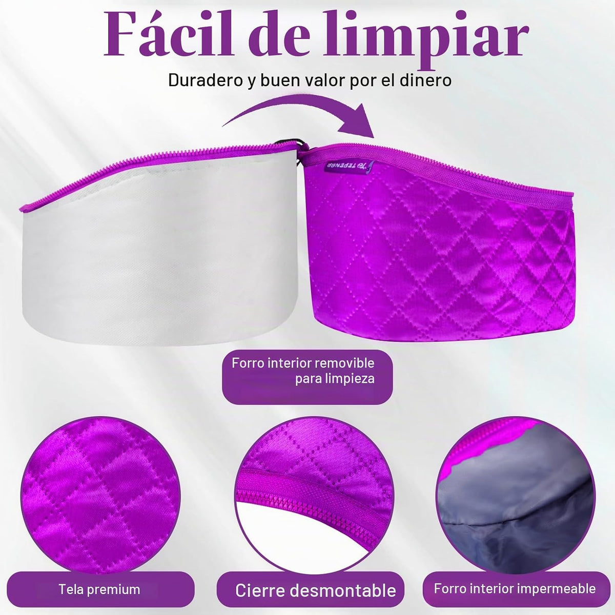 TEPENAR Vaporizador de cabello para acondicionamiento profundo: tap...