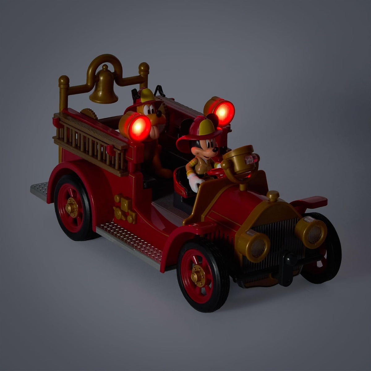 Camión de bomberos de Main Street, juguete oficial de Mickey Mouse...
