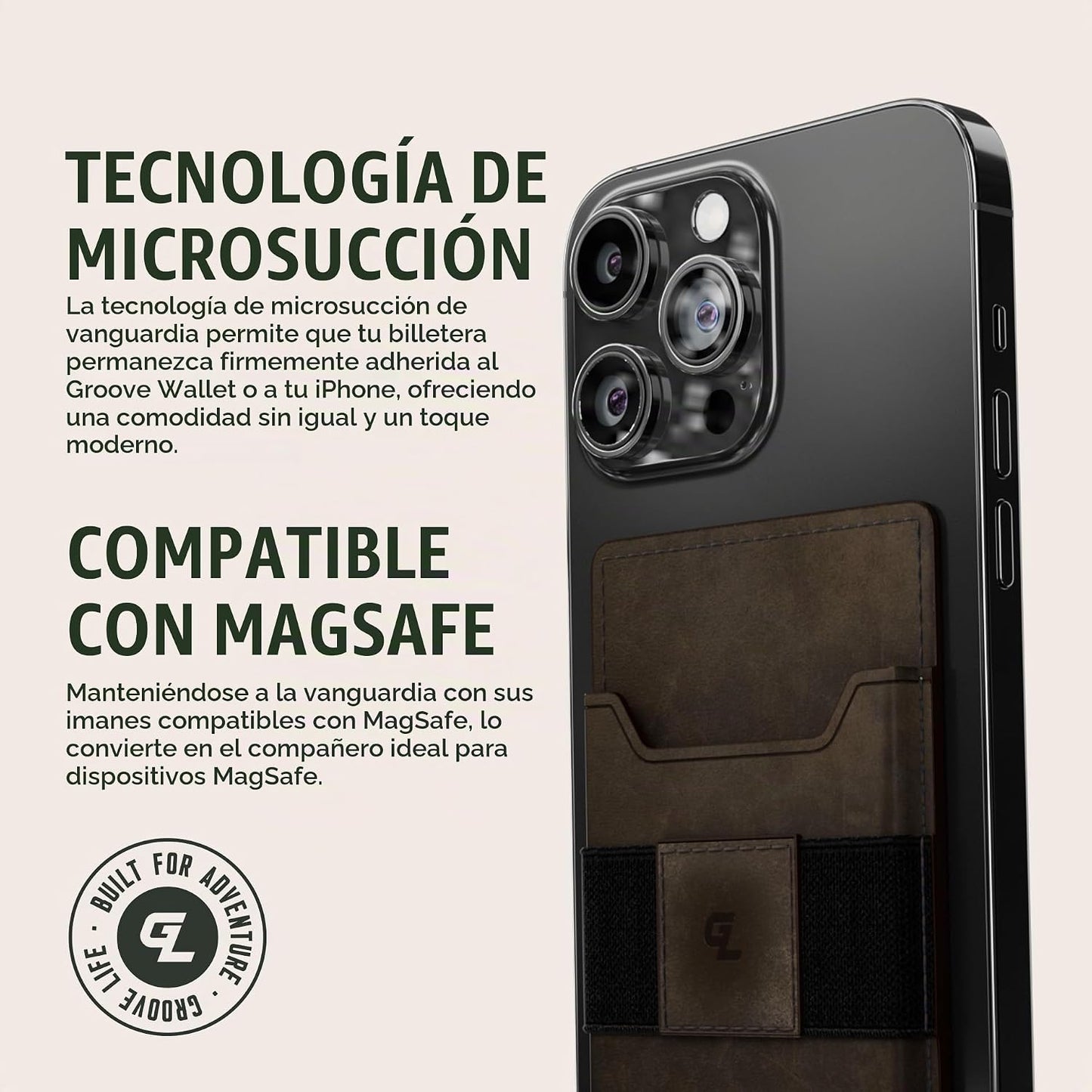 Groove Life Tarjetero magnético con deslizamiento del pulgar Groove...