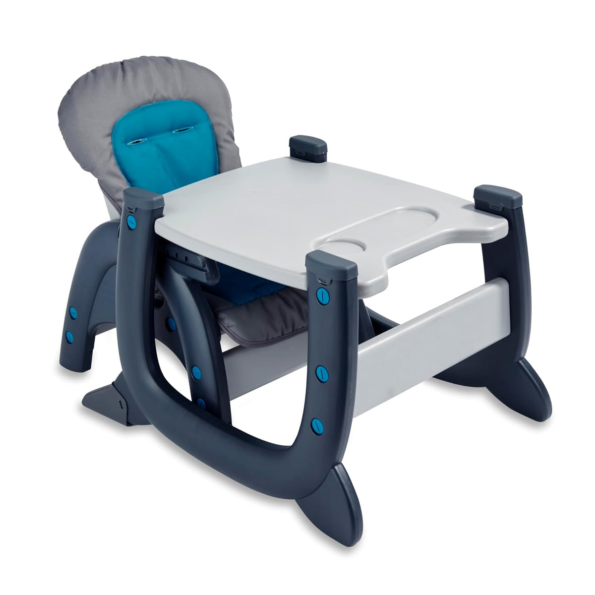 Badger Basket Envee II Silla alta convertible para bebé con asiento...