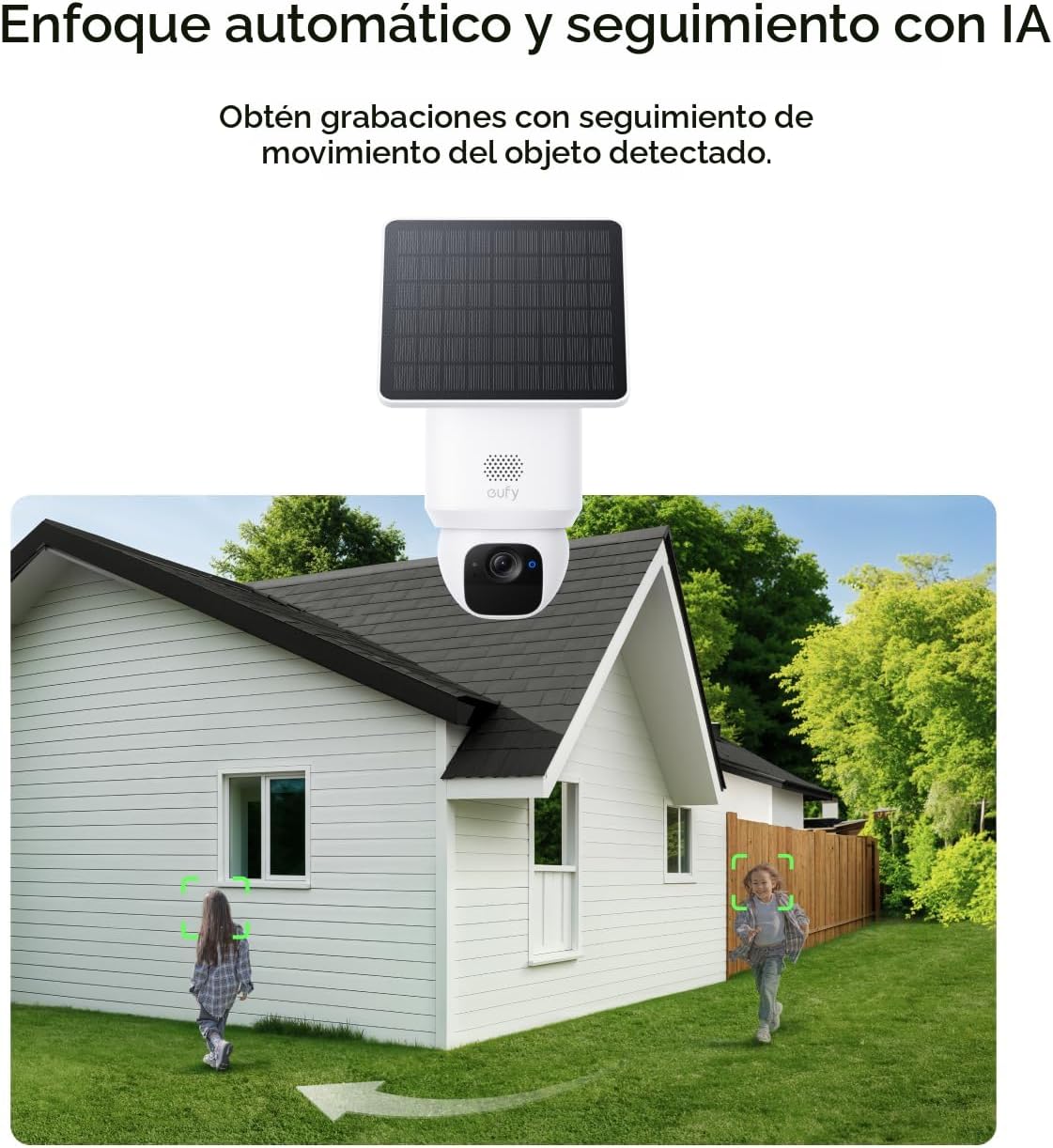 eufy Security SoloCam E30, cámara de seguridad solar 2K, seguimient...