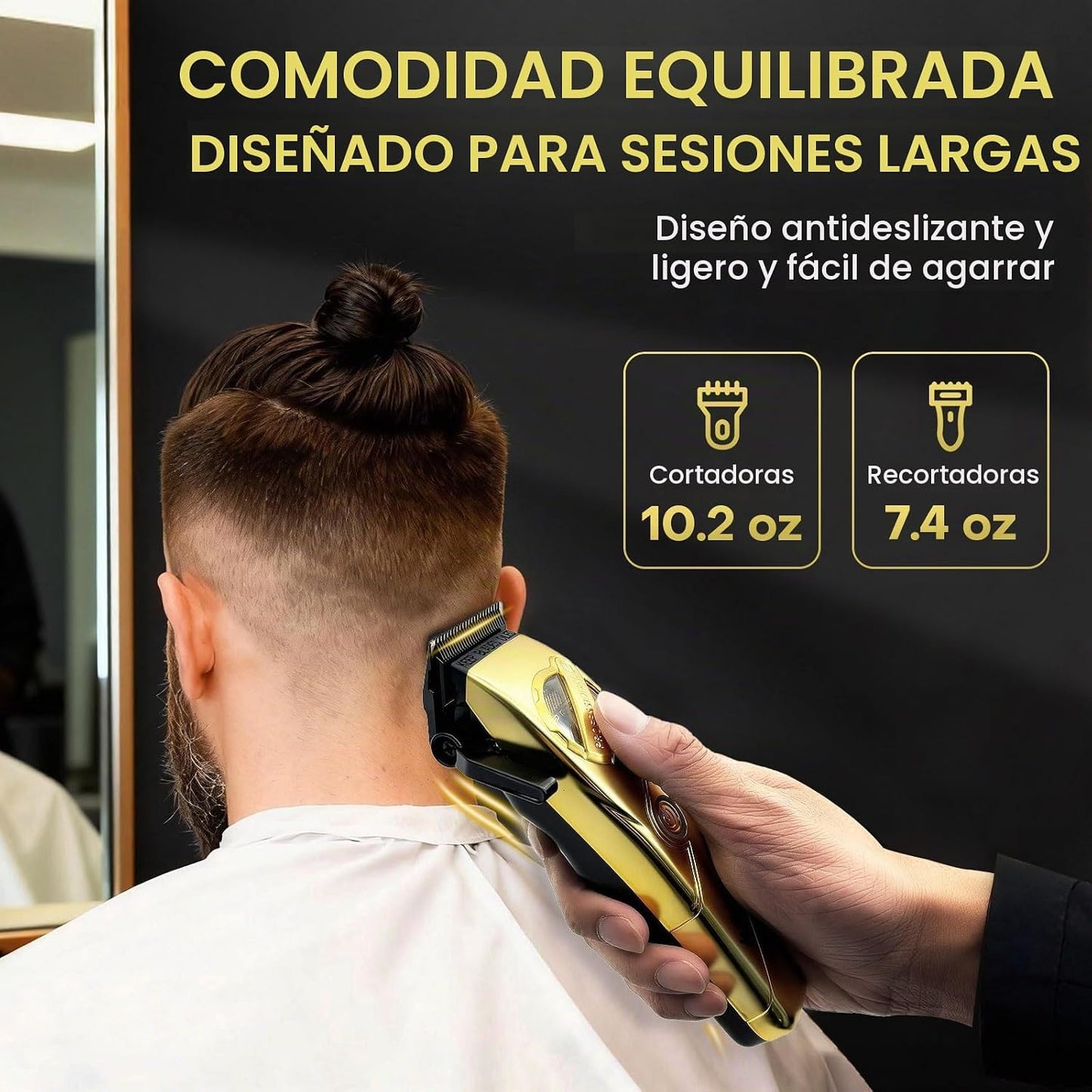 WMARK Juego de cortapelos y recortadores de pelo profesionales para...