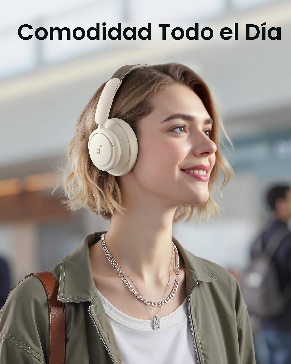 Soundcore Q30 de Anker, Audífonos híbridos con cancelación activa d...