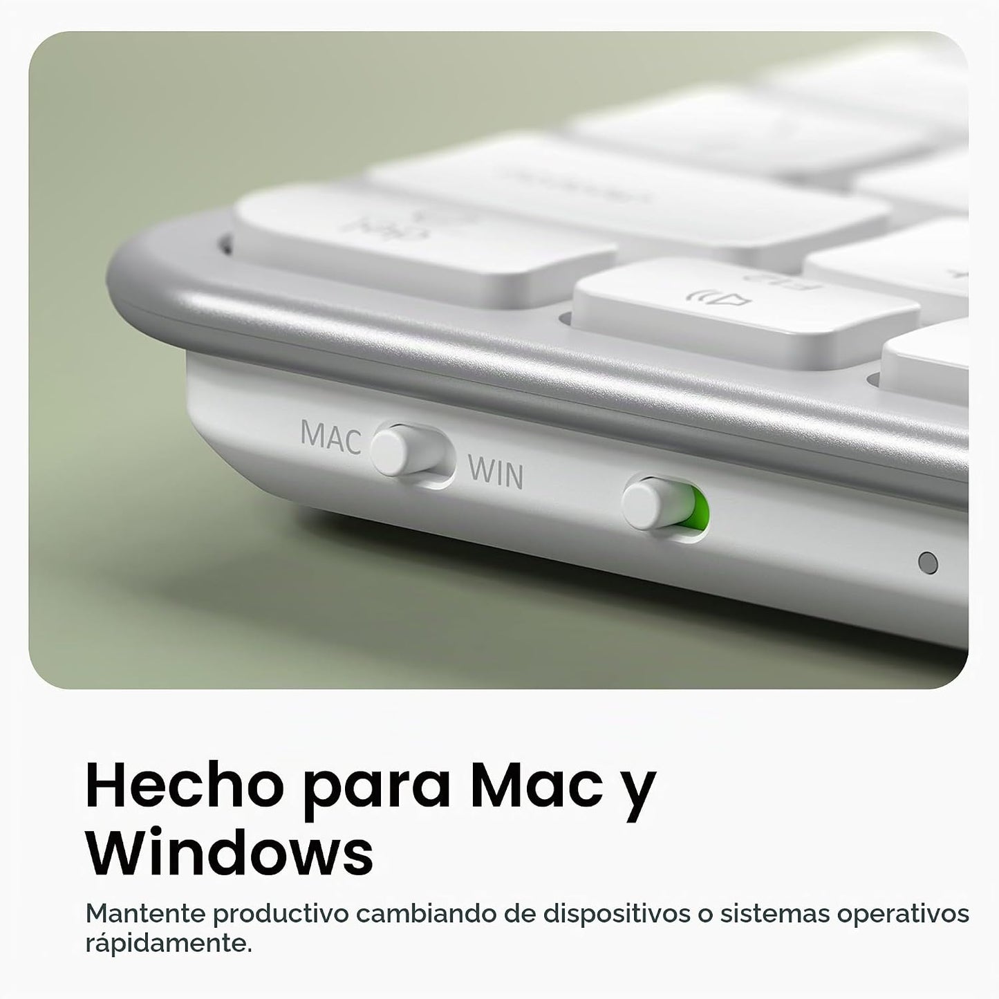 Satechi Slim EX1 Teclado Inalámbrico, Teclado Compacto para Mac, Wi...