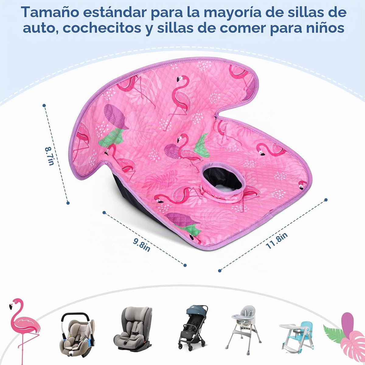 COOLBEBE - Protector de asiento de auto y cochecito, forro de asien...