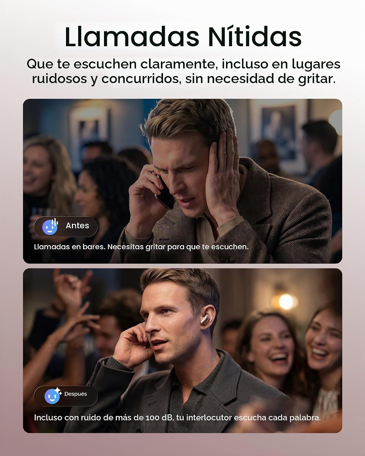 Soundcore Liberty 5 Pro,Calidad de llamada certificada por Guinness...