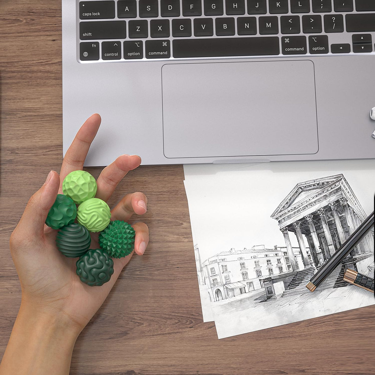 FNASKLEI Juguetes sensoriales para adultos con bolas magnéticas \u2...