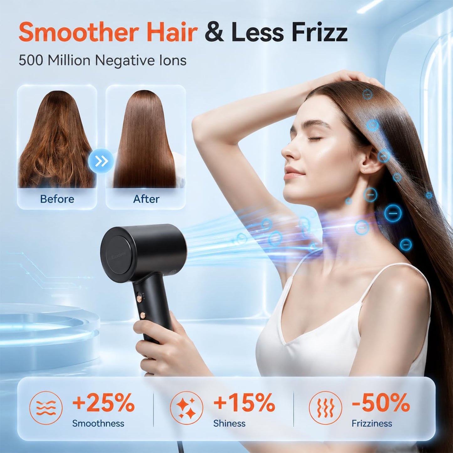Secador de pelo 180000RPM Profesional Salon Secador de alta velocid...