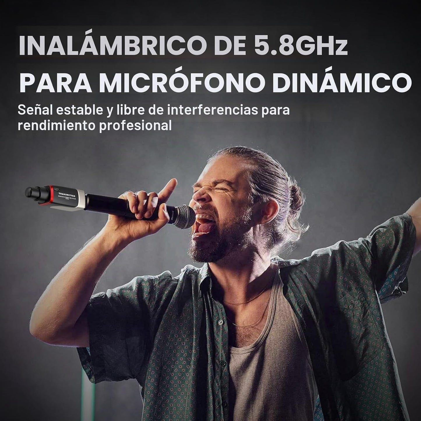 Xvive Transmisor XLR U35T solo para sistema inalámbrico de micrófon...