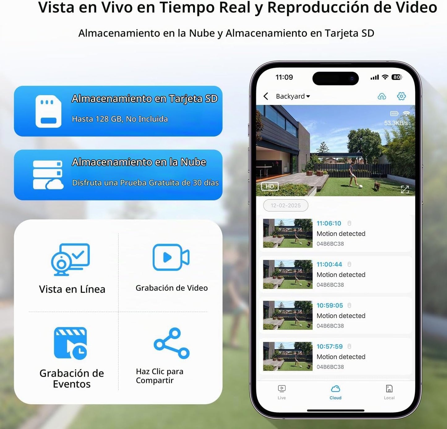 Cámaras de seguridad solar 2K inalámbricas para exteriores, cámaras...