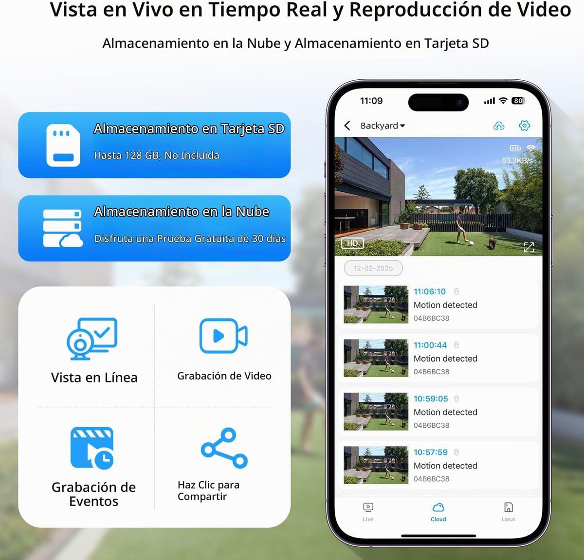 Cámaras de seguridad solar 2K inalámbricas para exteriores, cámaras...