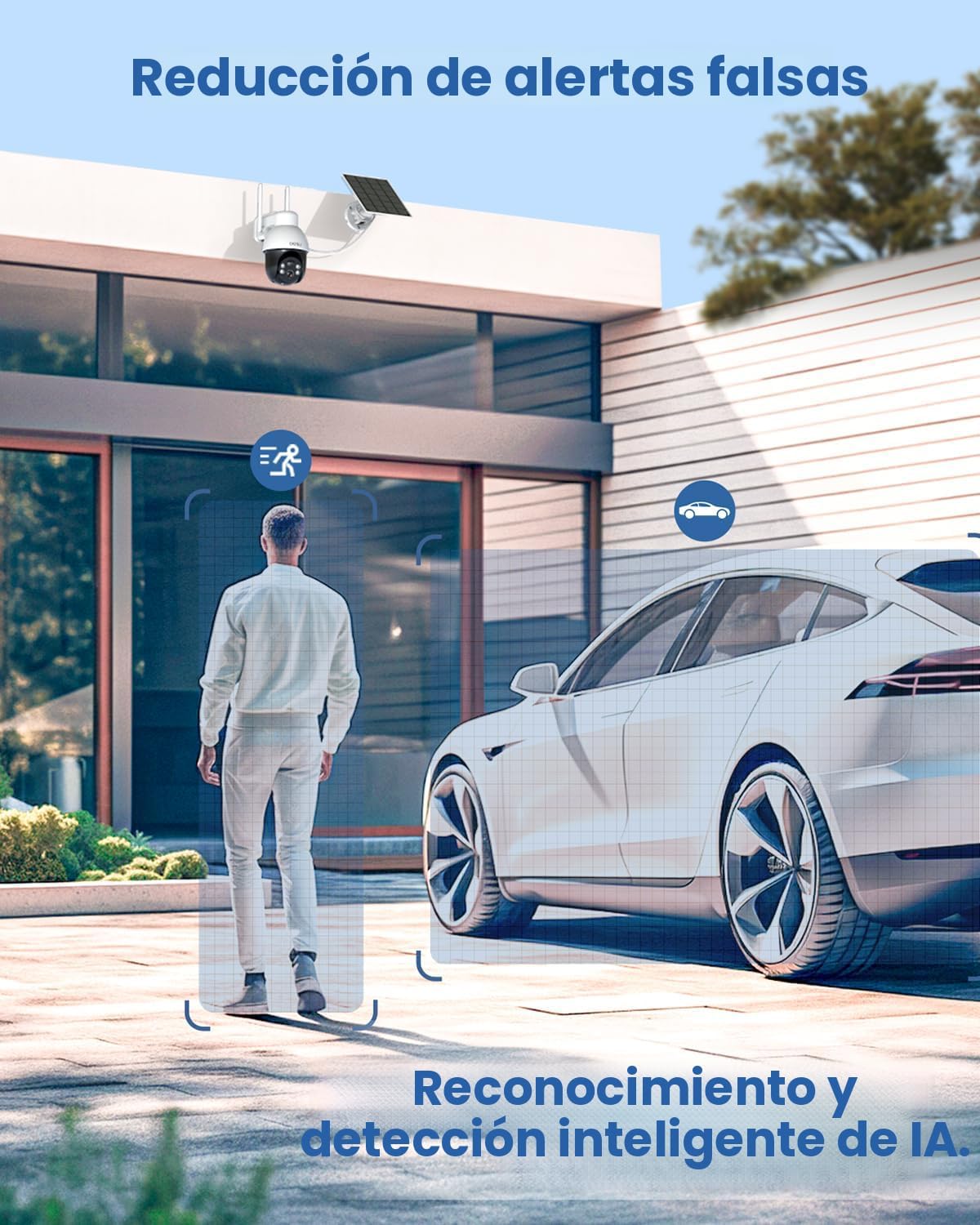 aosu seguimiento elegante al aire libre inalámbrico PTZ 360° de la...