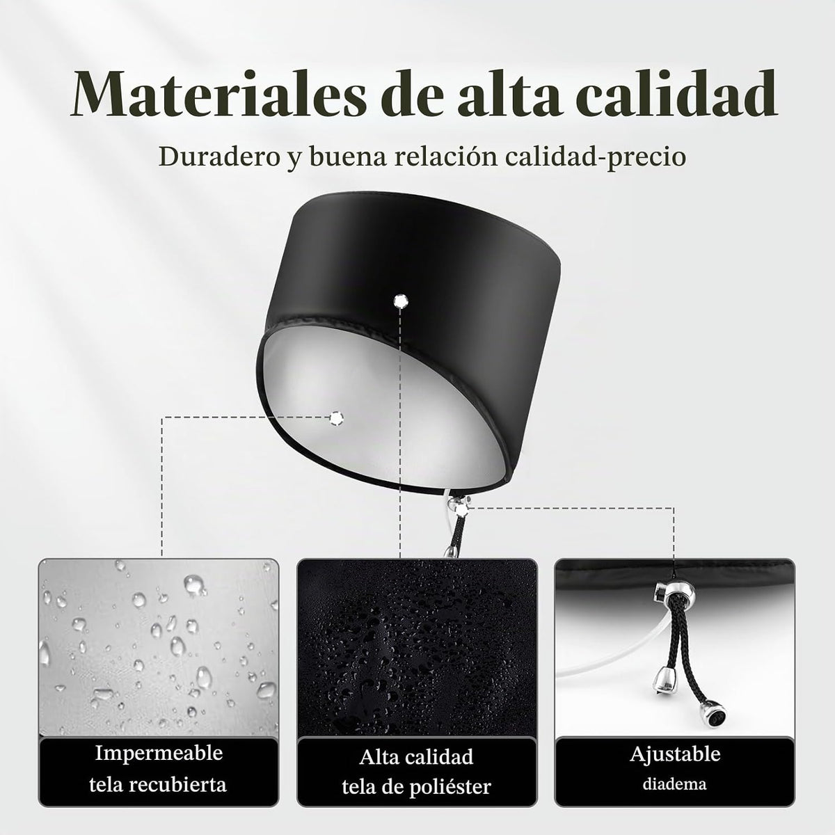 Gorro térmico eléctrico térmico térmico para cabello afro negro nat...