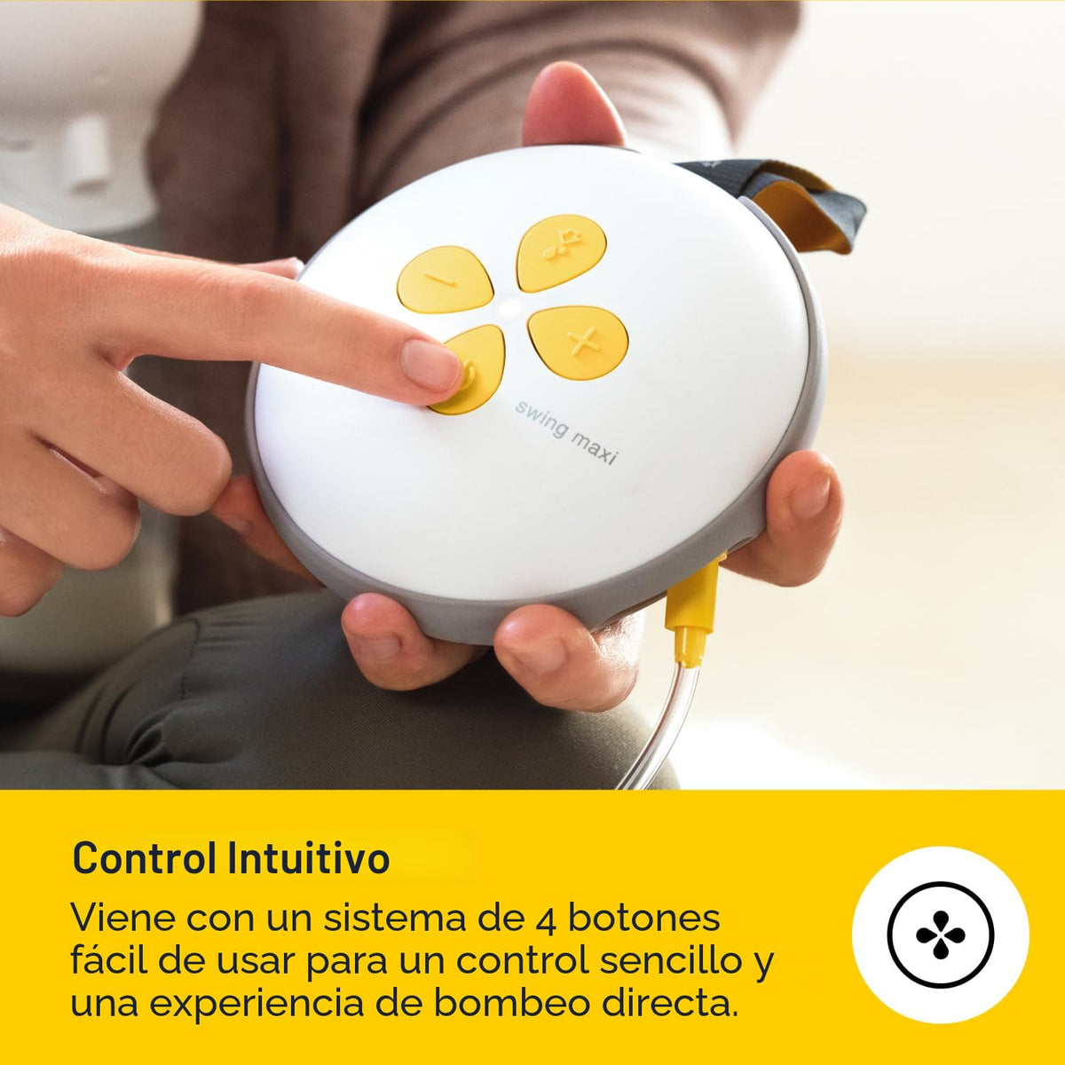 Medela Swing Maxi Extractor de Leche Eléctrico Manos Libres | 1Ct