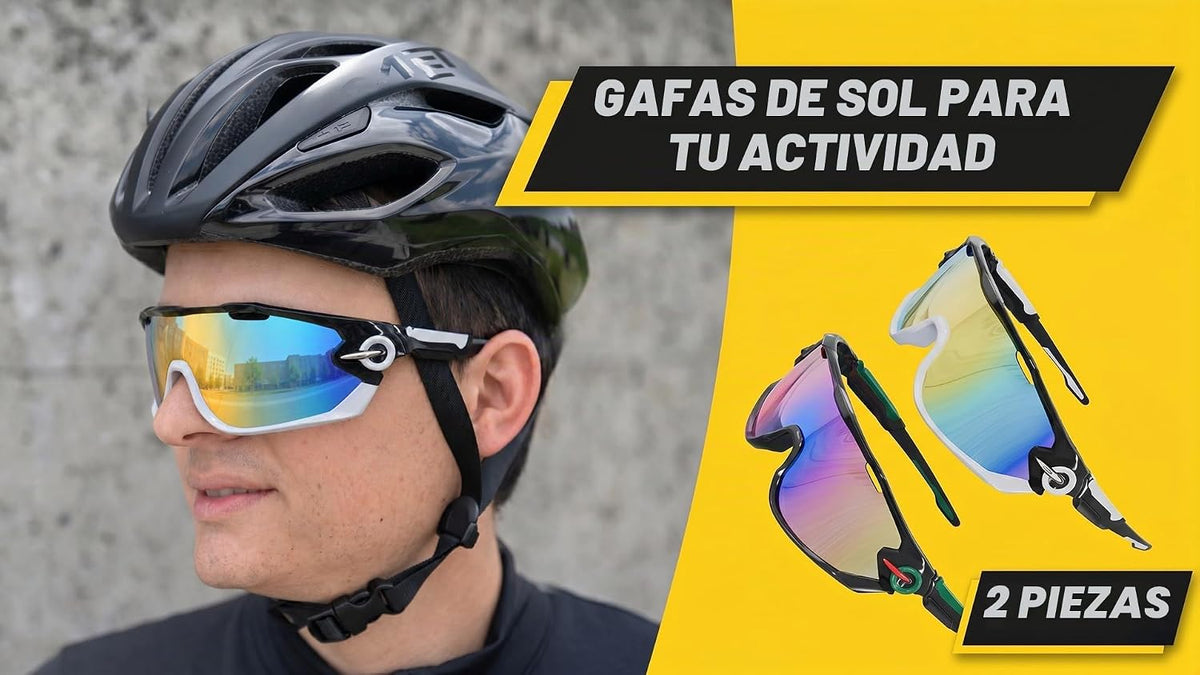 Luxbon - 2 lentes de correr para hombres y mujeres, resistentes a l...
