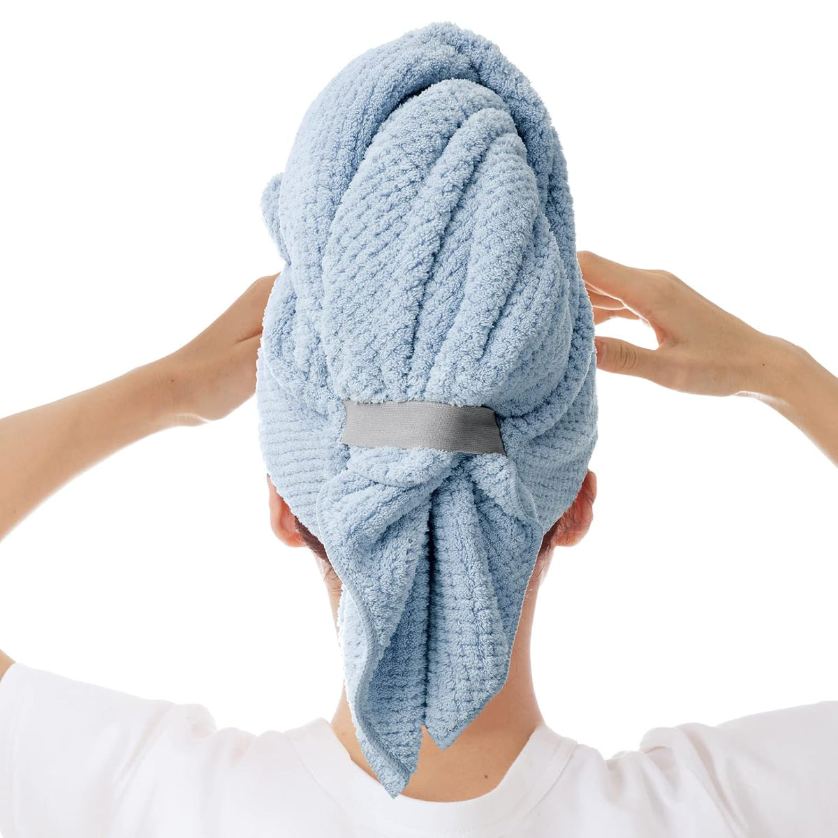 BYCOO Toalla Grande de Microfibra para Envolver el Cabello para Muj...