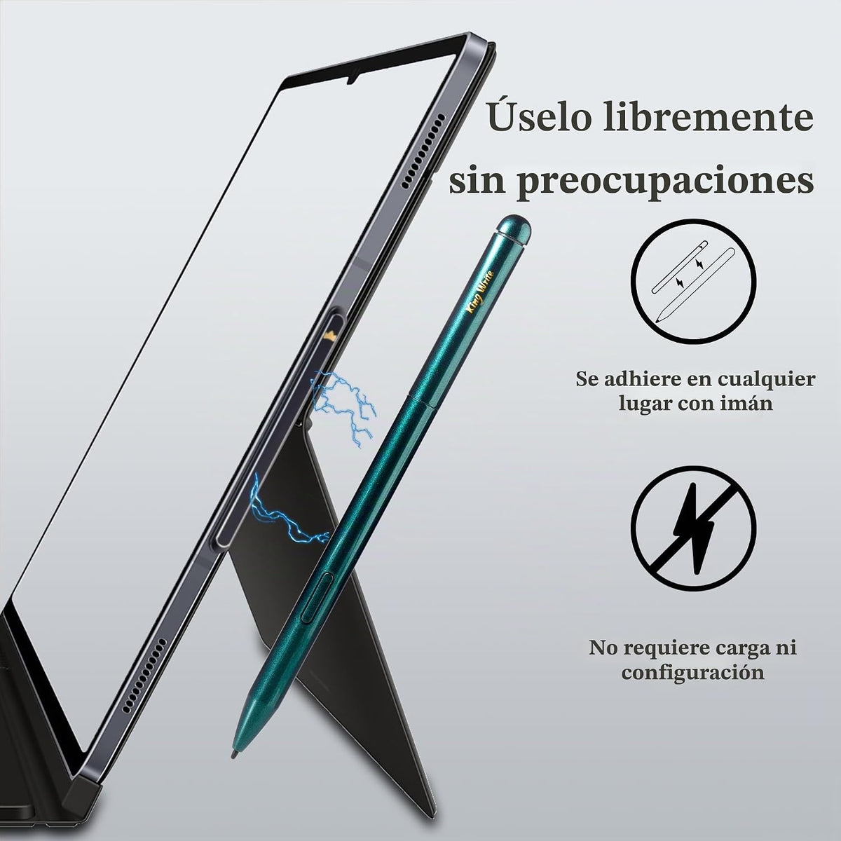 King Write MR05 EMR Stylus para Kindle Scribe\/Remarkable 2 con bor...