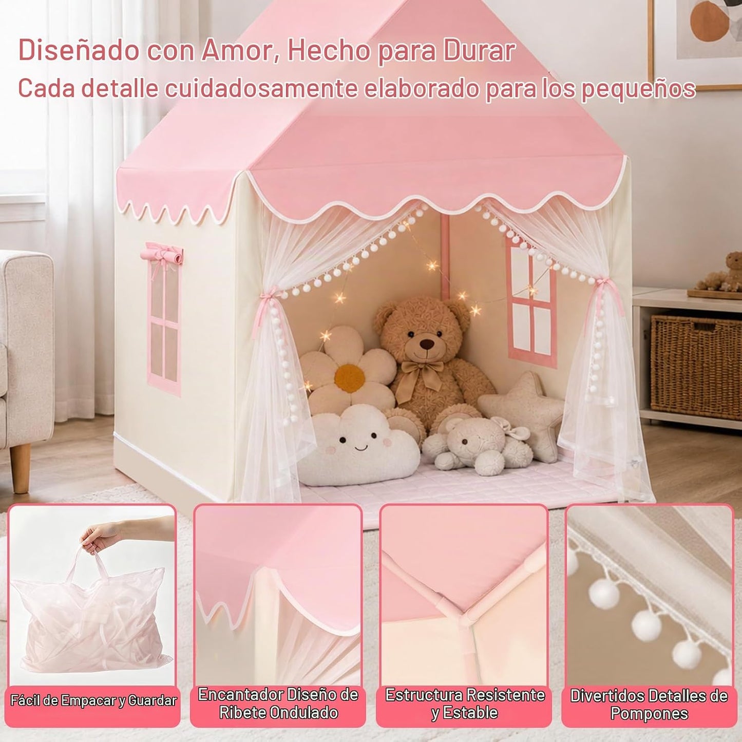 Tienda de juegos para niños Casa de juegos interior, tienda de camp...