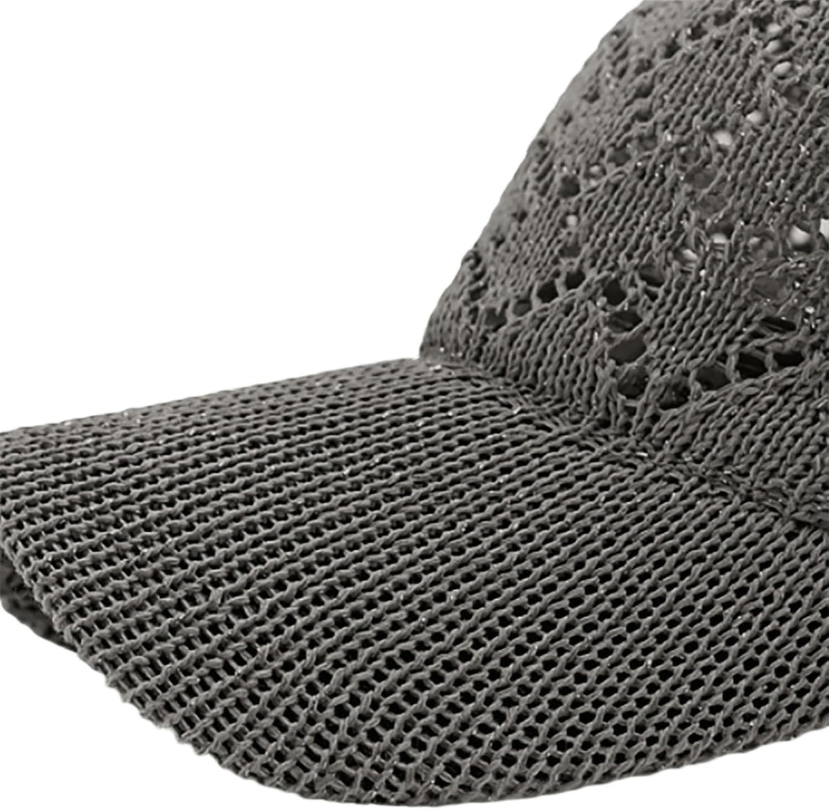 FASHIXD Gorra de béisbol de malla tejida de verano para mujer, somb...